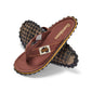 Islander Flip-Flops - Men's - Orange Hibiscus