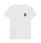 Gumbies G Chest Logo Navy/White - Unisex Organic Cotton T-Shirt