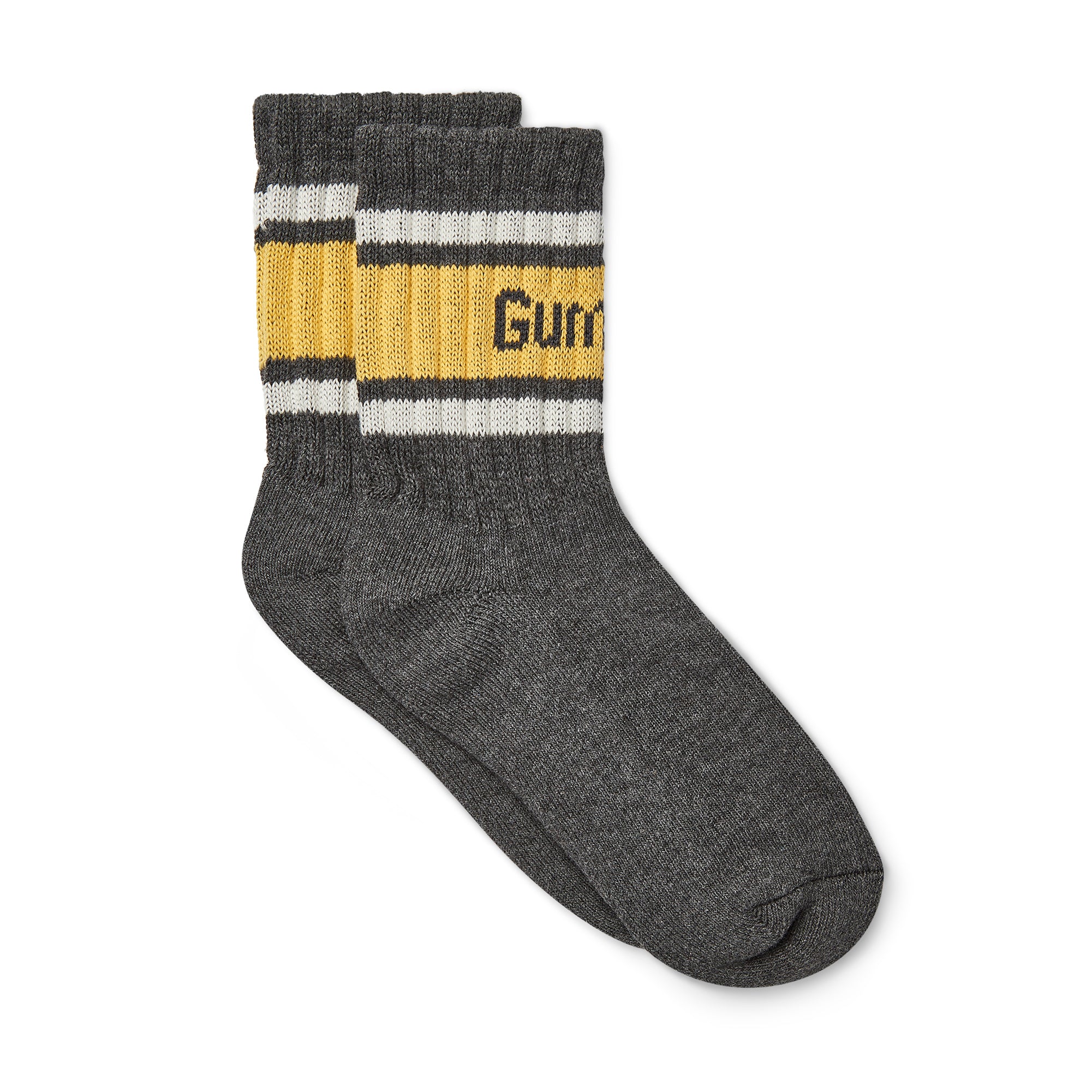 GUM Crew Sock - Men's - Grey & Curry - UK6-8 EU39-42