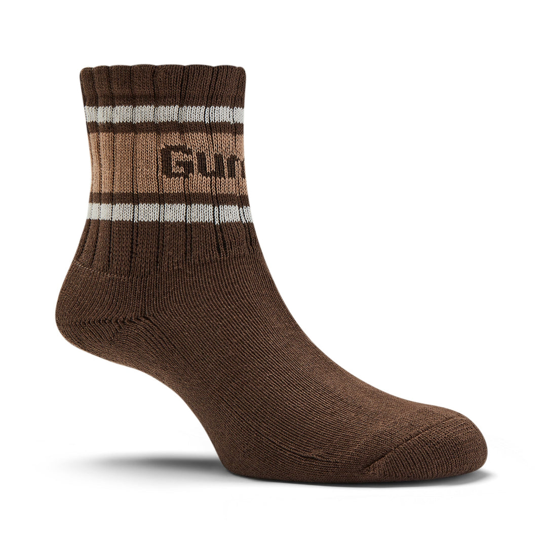 GUM Crew Sock - Women's - Chocolate & Cream