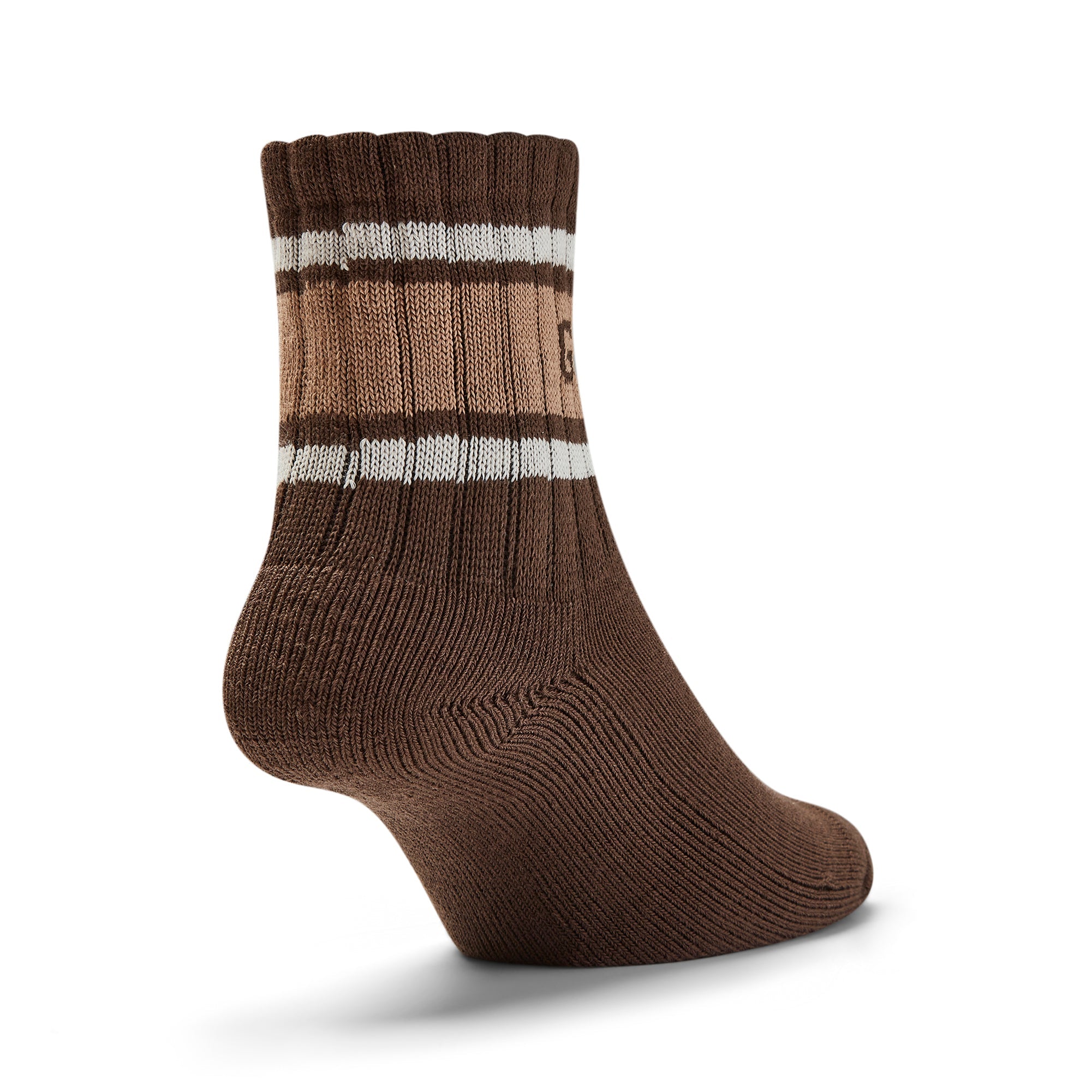 GUM Crew Sock - Women's - Chocolate & Cream